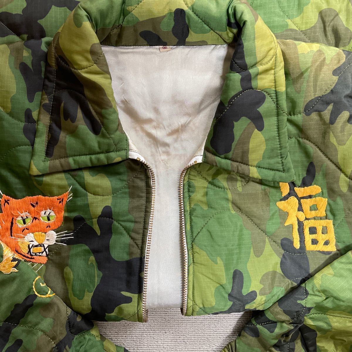 ジョンブル ベトジャン ナイロンキルティングジャケット Mサイズ ジョンブル ベトジャン ナイロンキルティングジャケット Mサイズ