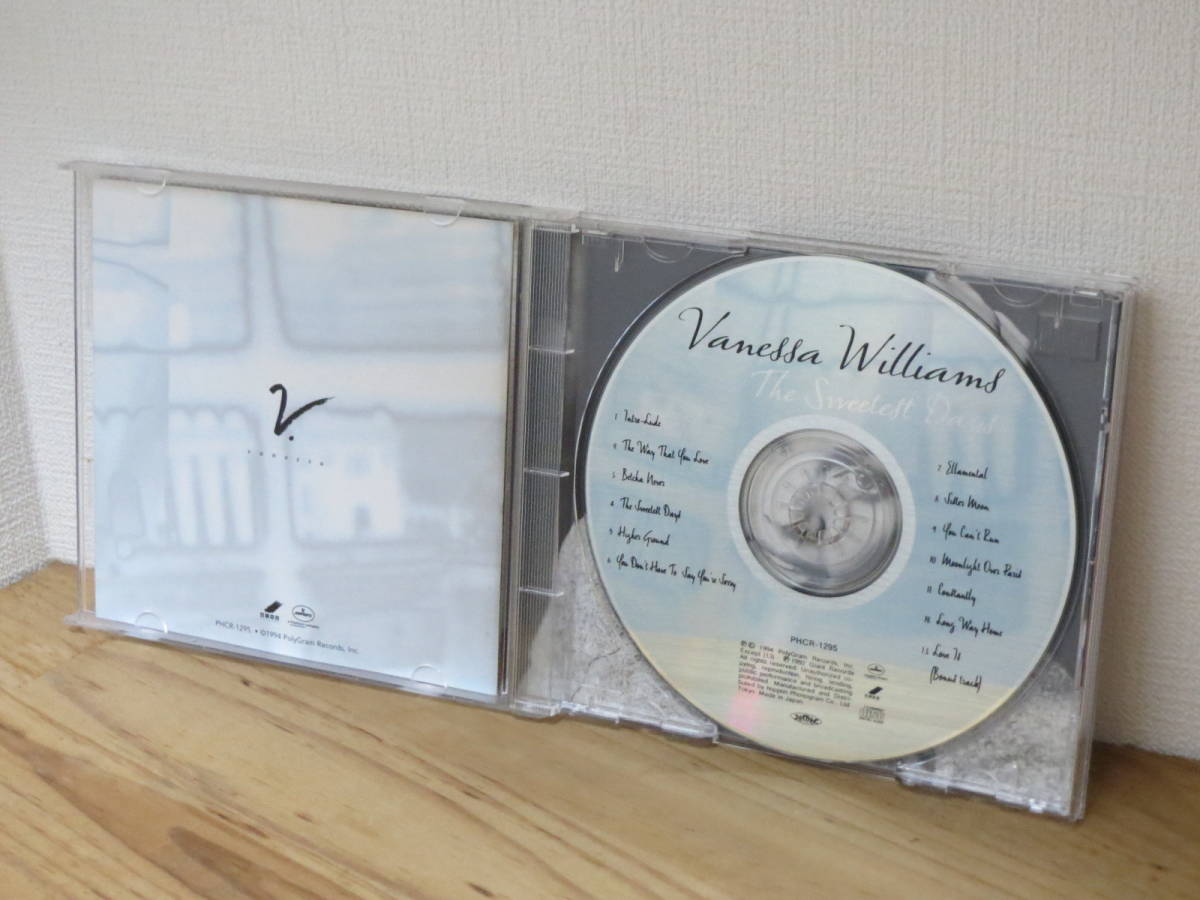 中古 CD VANESSA WILLIAMS ヴァネッサ・ウィリアムス THE SWEETEST DAYS_画像3