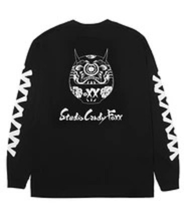 高評価の贈り物 新品 Candy Foxx キャンディーフォックス DARUMA ダルマ Tシャツ 長袖 ブラック L Lサイズ 高評価の贈り物 新品 Candy Foxx キャンディーフォックス DARUMA ダルマ Tシャツ 長袖 ブラック L Lサイズ