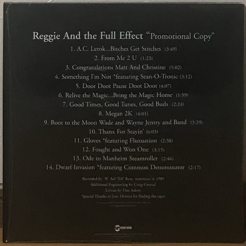 【 Reggie And The Full Effect Promotional Copy 】12 LP Vinyl Emo レジーアンドザフルエフェクト Get Up Kids ゲット・アップ・キッズ_画像2