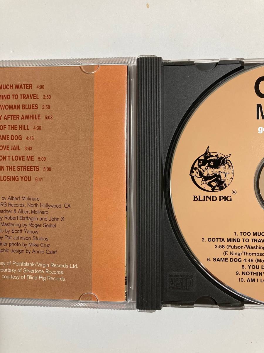 【ブルース】ココ・モントーヤ(COCO MONTOYA）「gotta mind to travel」(レア）中古CD、USオリジナル初盤、BL-602_画像3
