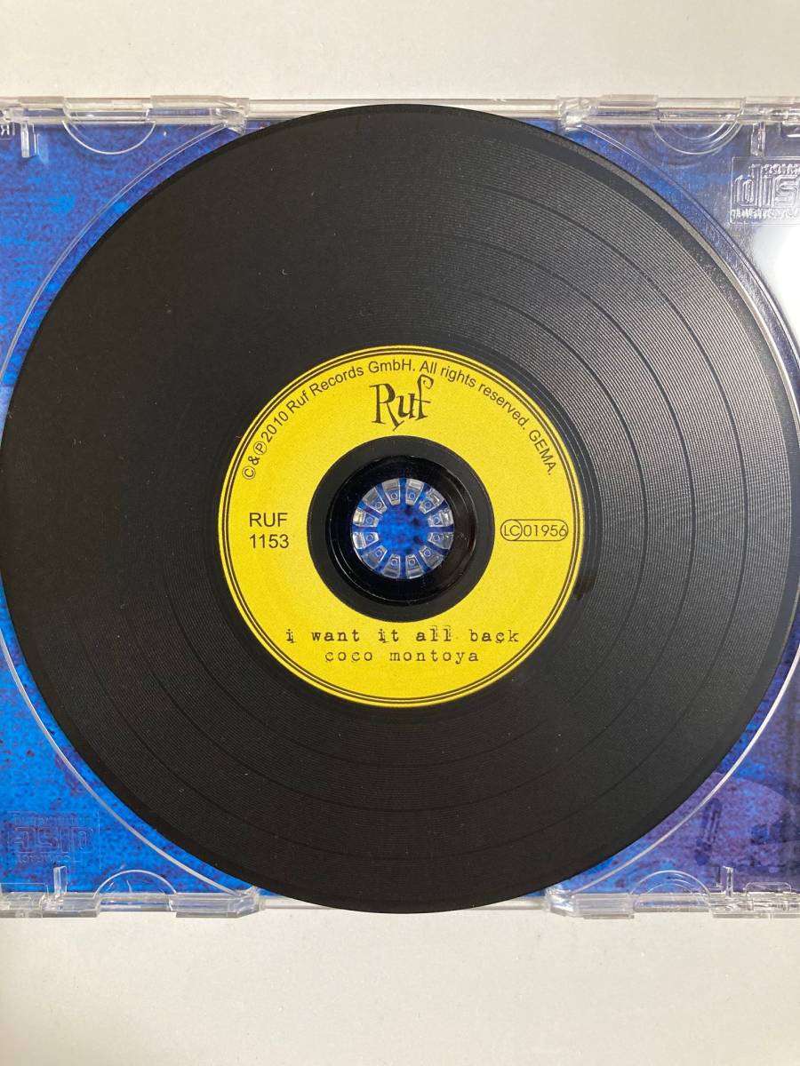 【ブルース】ココ・モントーヤ (COCO MONTOYA）「i want it all back」(レア）中古CD、USオリジナル初盤、BL-609_画像5