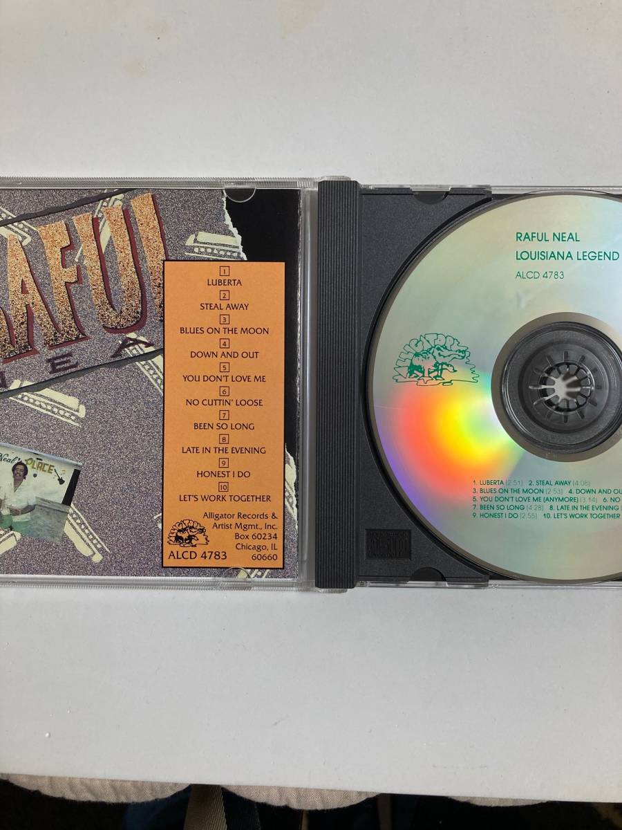 【ブルース】ラフル・ニール(RAFUL NEAL）「LOUSIANA LEGEND」（レア）中古CD、 USオリジナルCD初盤、BL-649_画像3
