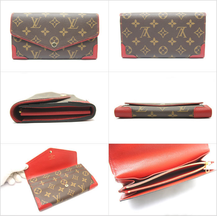美品 LV ルイヴィトン モノグラム 長財布 ポルトフォイユサラ
