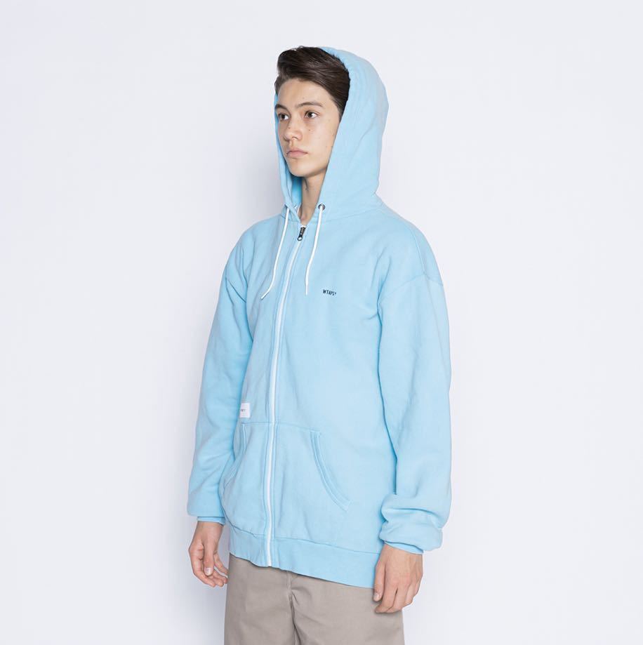 WTAPS 2021SS FLAT HOODED BLUE Mサイズ ダブルタップス フラット