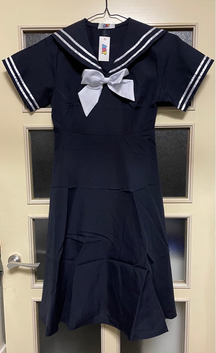 Paypayフリマ セーラー風ワンピース 試着のみ 半袖ワンピース コスプレ 制服 Paypayフリマ セーラー風ワンピース 試着のみ 半袖ワンピース コスプレ 制服