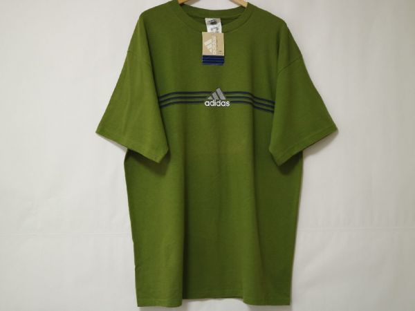 1998年製 デッドストック usa製 L adidas オールド アディダス ビンテージ Tシャツ スポーツパフォーマンス EQUIPMENT エキップメント XXL_画像2