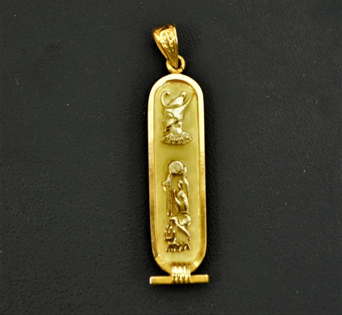  б/у товар *ejiptokaru палец на ноге shuhiero grif желтое золото 4.6g колье верх GOLD золотой аксессуары 