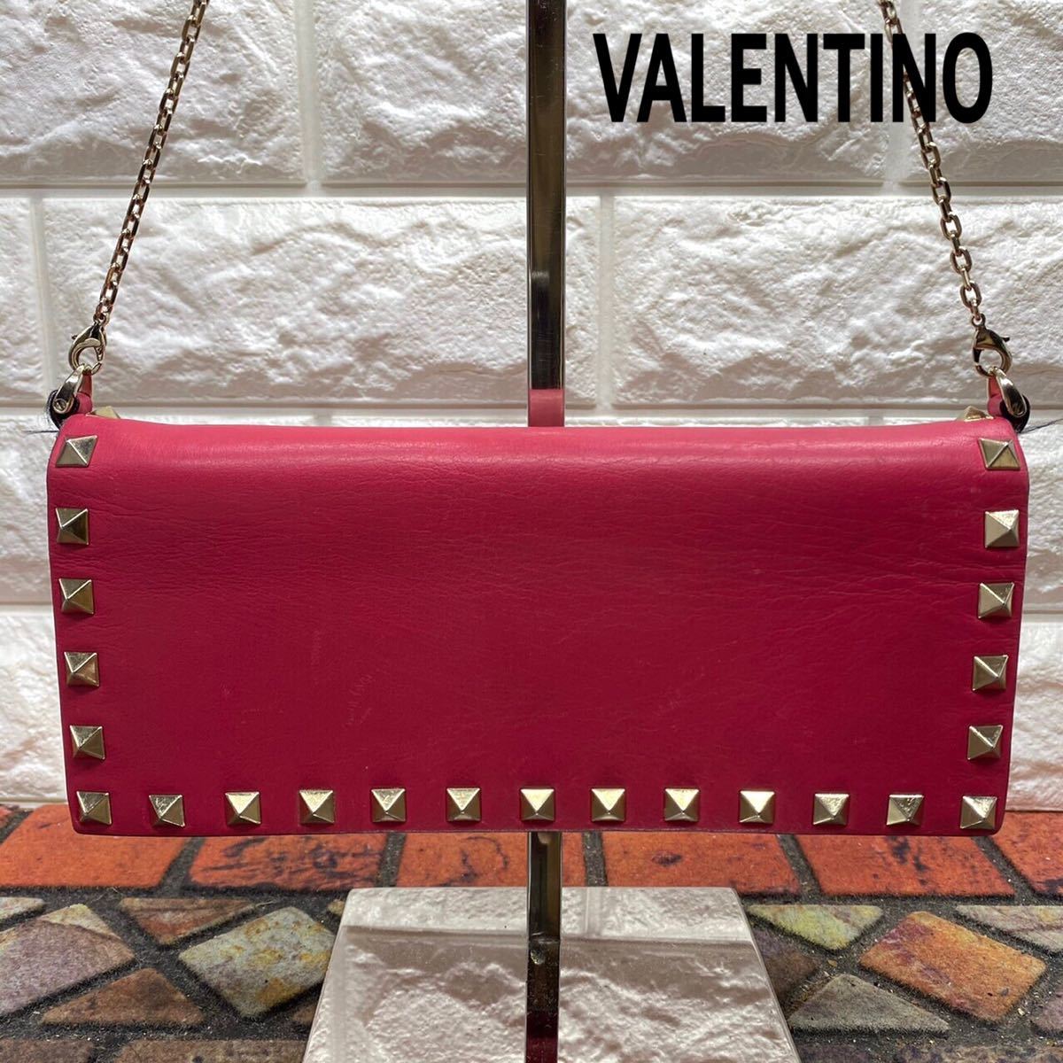 VALENTINO バレンチノ長財布ウォレットポーチショルダーチェーン付きチェーンバッグレディース即決日本代购,买对网 VALENTINO バレンチノ長財布ウォレットポーチショルダーチェーン付きチェーンバッグレディース即決日本代购,买对网
