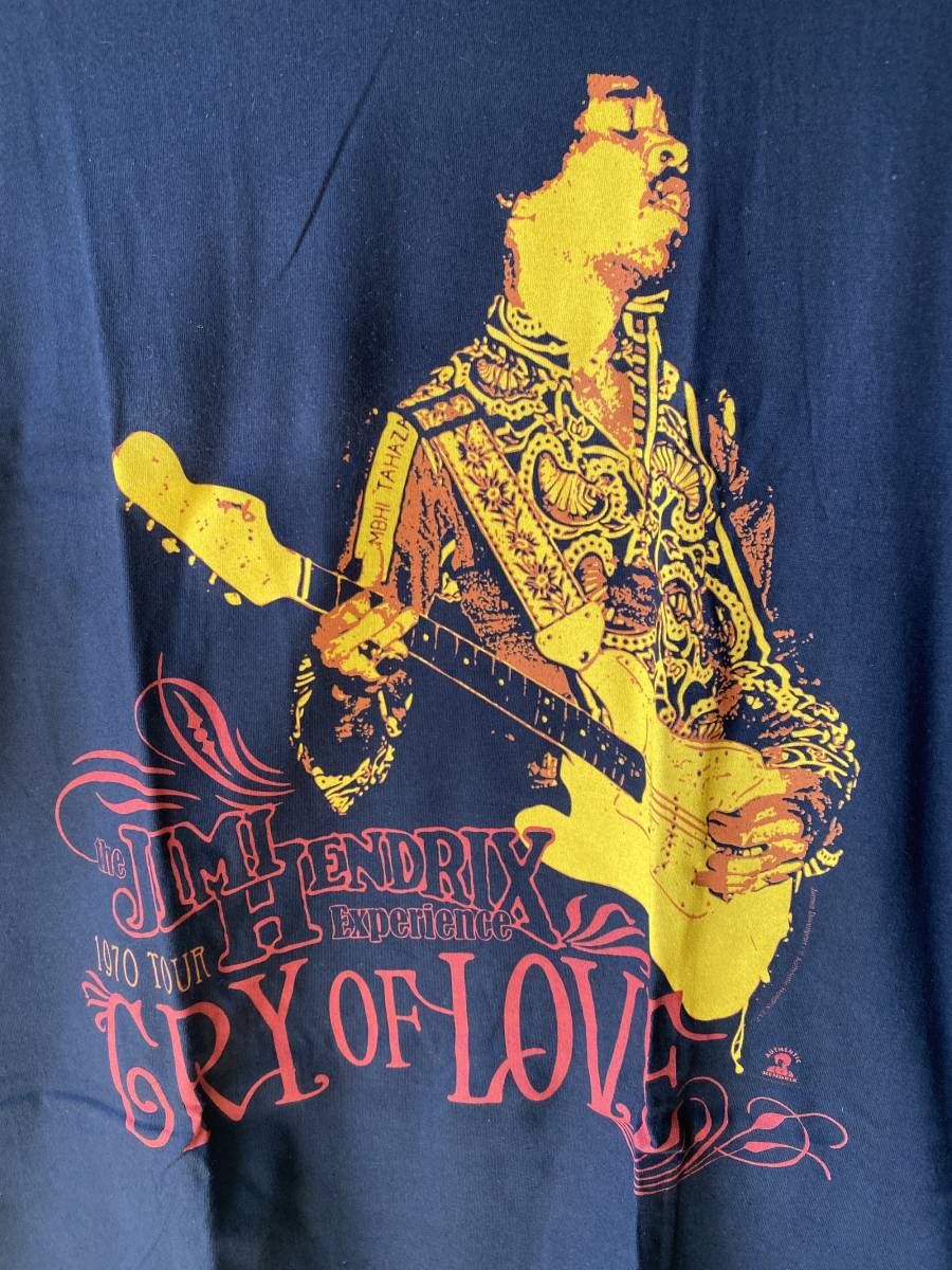 0421-005 正規品 JIMI HENDRIX ジミ・ヘンドリックス 服 メンズファッション メタルTシャツ ロックTシャツ トップス XLサイズ_画像2