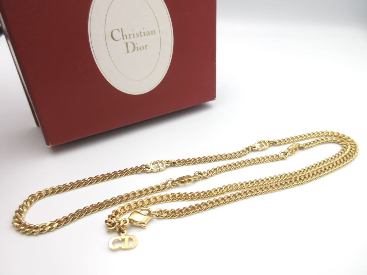 人気の ネックレス Dior Christian 【極上美品】喜平風☆ cdロゴ ir-19