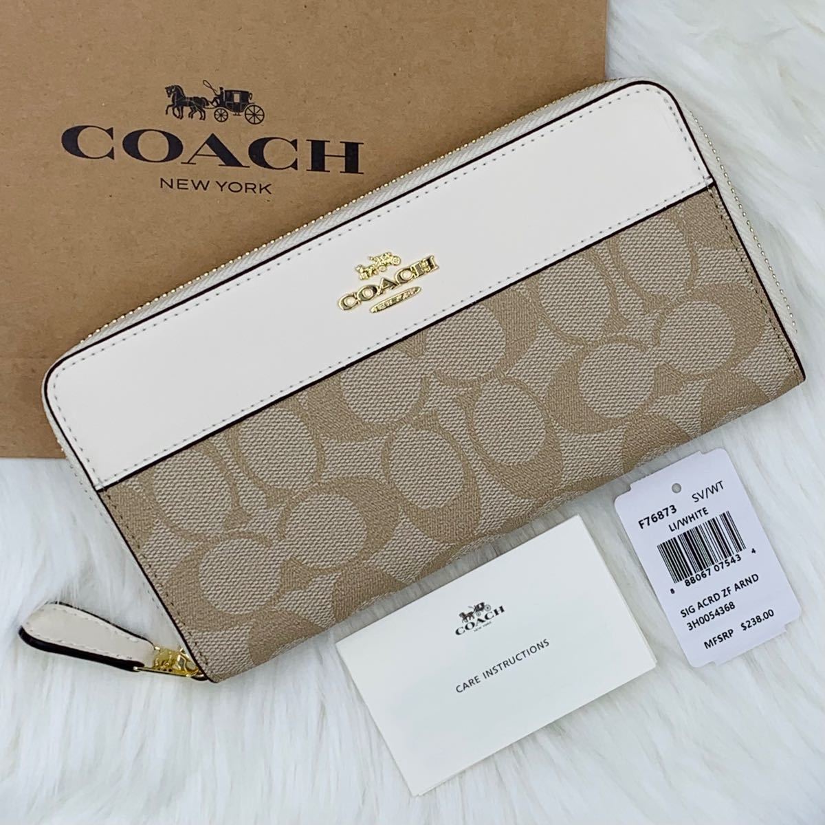 COACH 長財布 シグネチャー コーチ コーチ長財布 ブランド財布