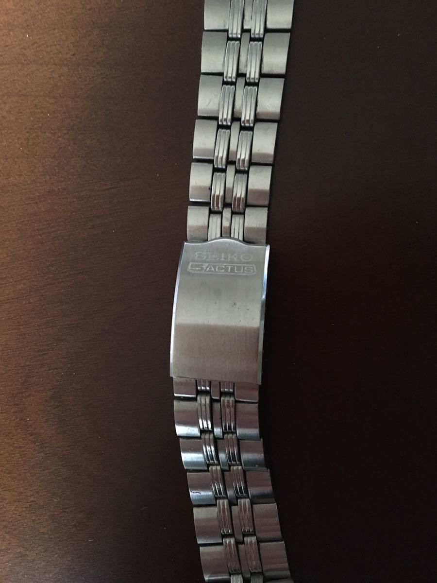 SEIKO Seiko 5 actus 5ACTUS original belt 18 millimeter 18mm metal band breath belt stainless steel belt 