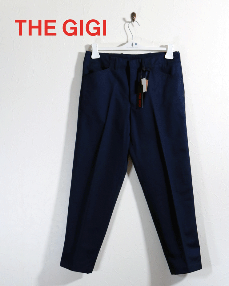 新品★最大値下げ THE　GIGI　ザ・ジジ 　綿100％　パンツ　ネイビー　サイズ46_画像1