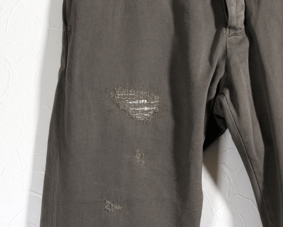 新品☆最大値下げ MESSAGERIE メッサジェリエ ダメージ&リペア加工 綿