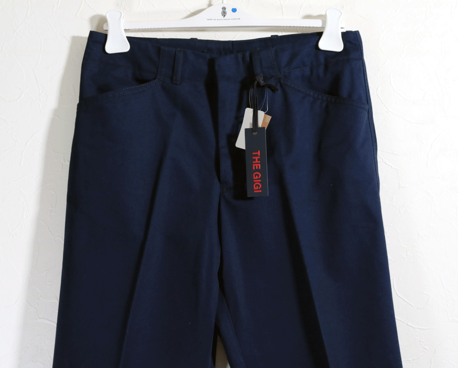 新品★最大値下げ THE　GIGI　ザ?ジジ 　綿100％　パンツ　ネイビー　サイズ46