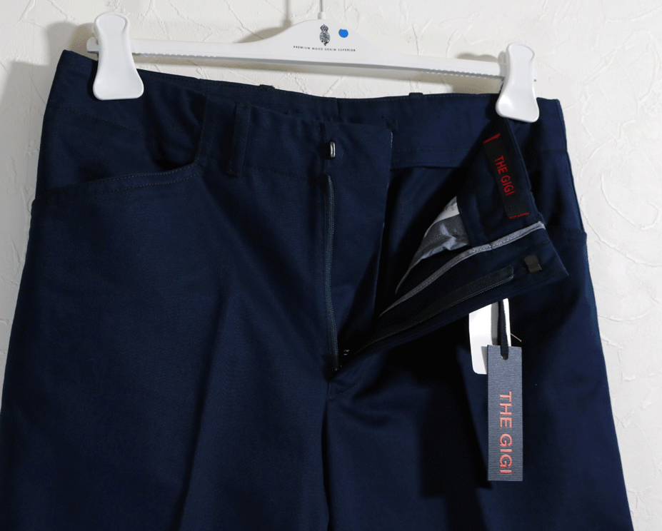 新品★最大値下げ THE　GIGI　ザ?ジジ 　綿100％　パンツ　ネイビー　サイズ46