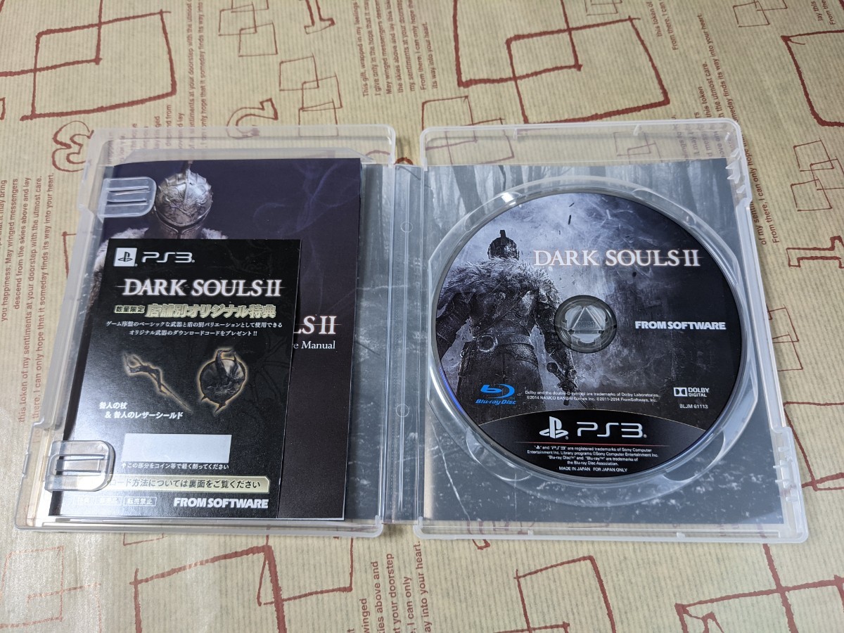 Paypayフリマ 特典付き Ps3 Dark Souls ダークソウル2 Dlcコード スペシャルマップ オリジナルサントラ付き
