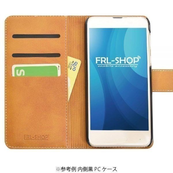 FRL-SHOP◆ Android One X5 Y!mobile ◆ アンドロイド ワン ◆レザー 手帳型 ケース カバー 手帳 F-25ca△_画像3