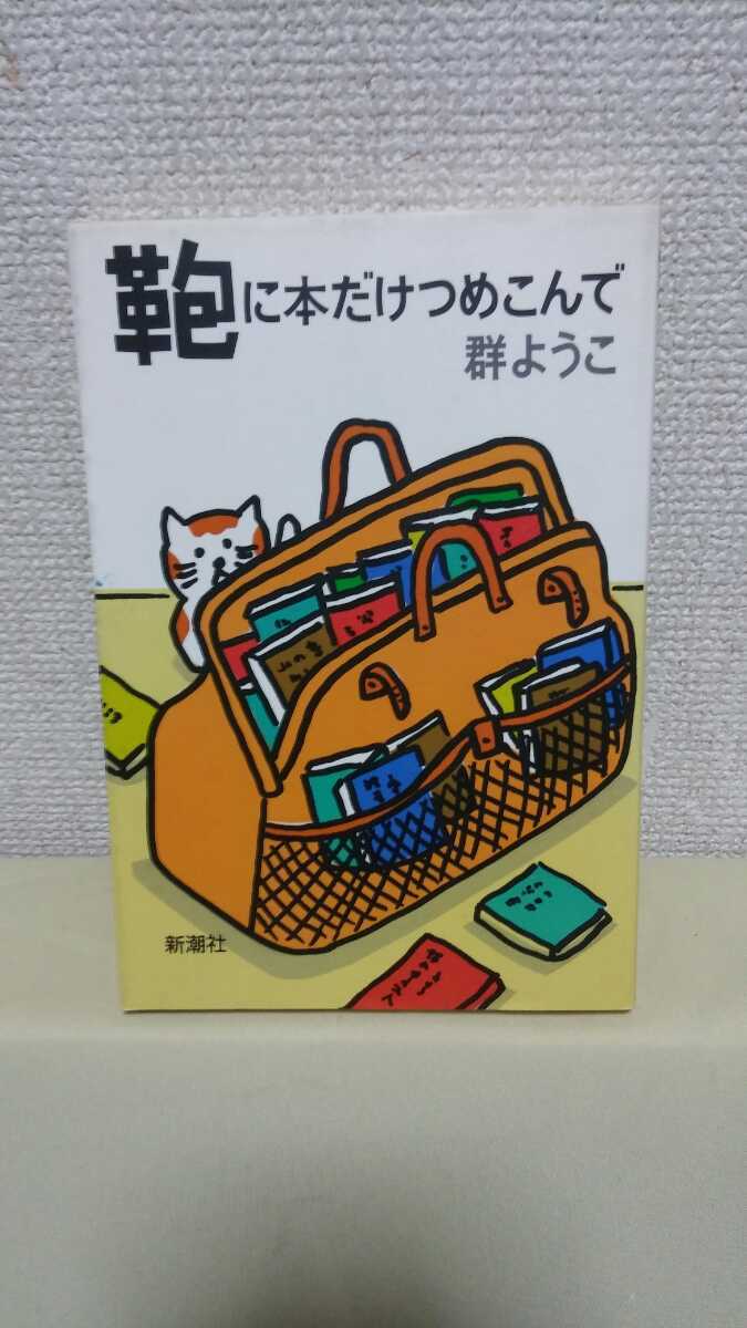 群ようこ 読書エッセイ[鞄に本だけつめこんで]新潮社46判ソフトカバー