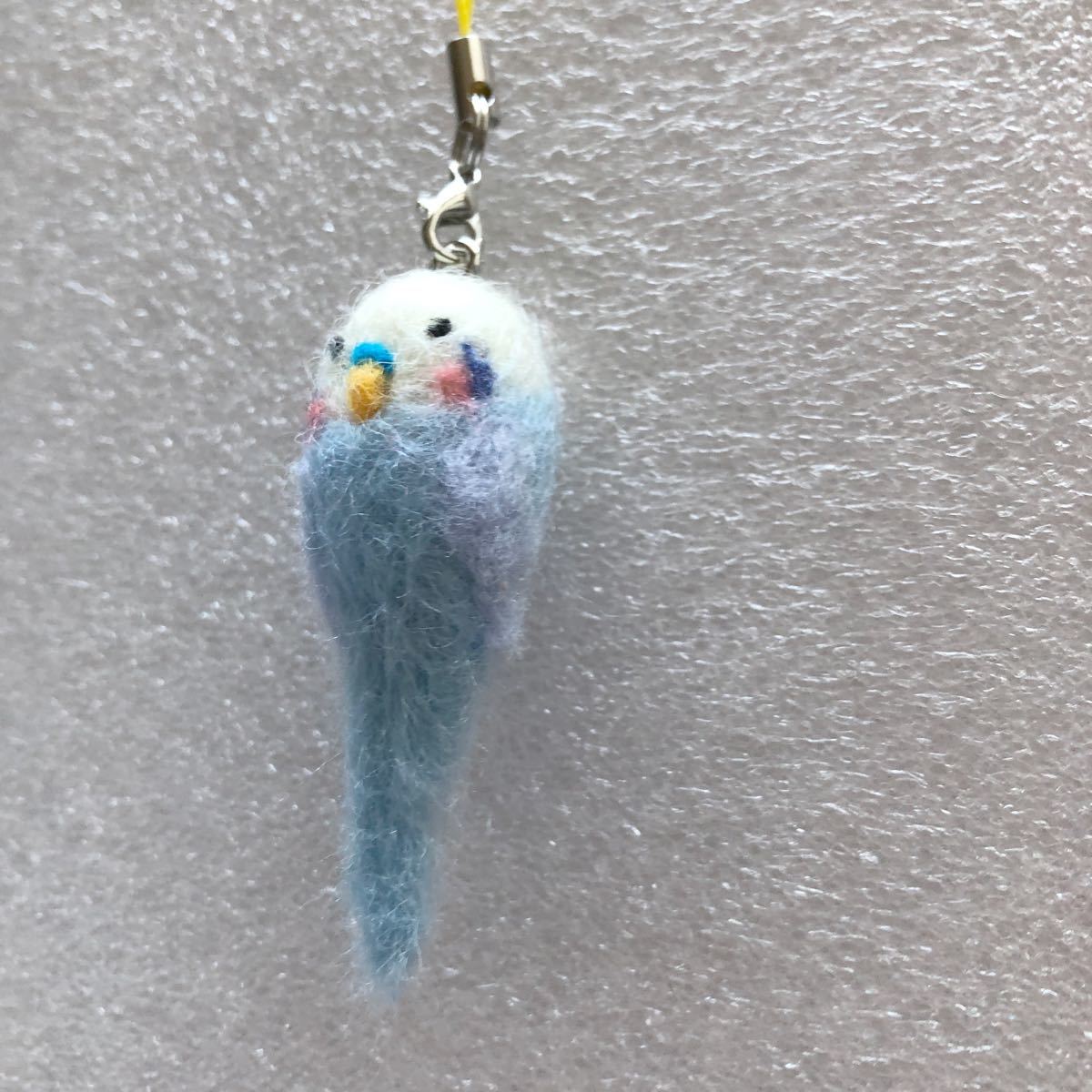 羊毛フェルト ハンドメイド セキセイインコ　