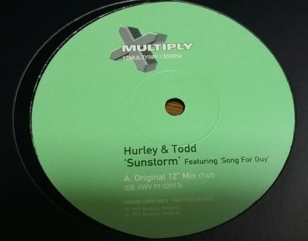 USMUS ★ 中古 LPレコード Hurley & Todd : Sunstorm 12インチ 美品 ハウス_画像2