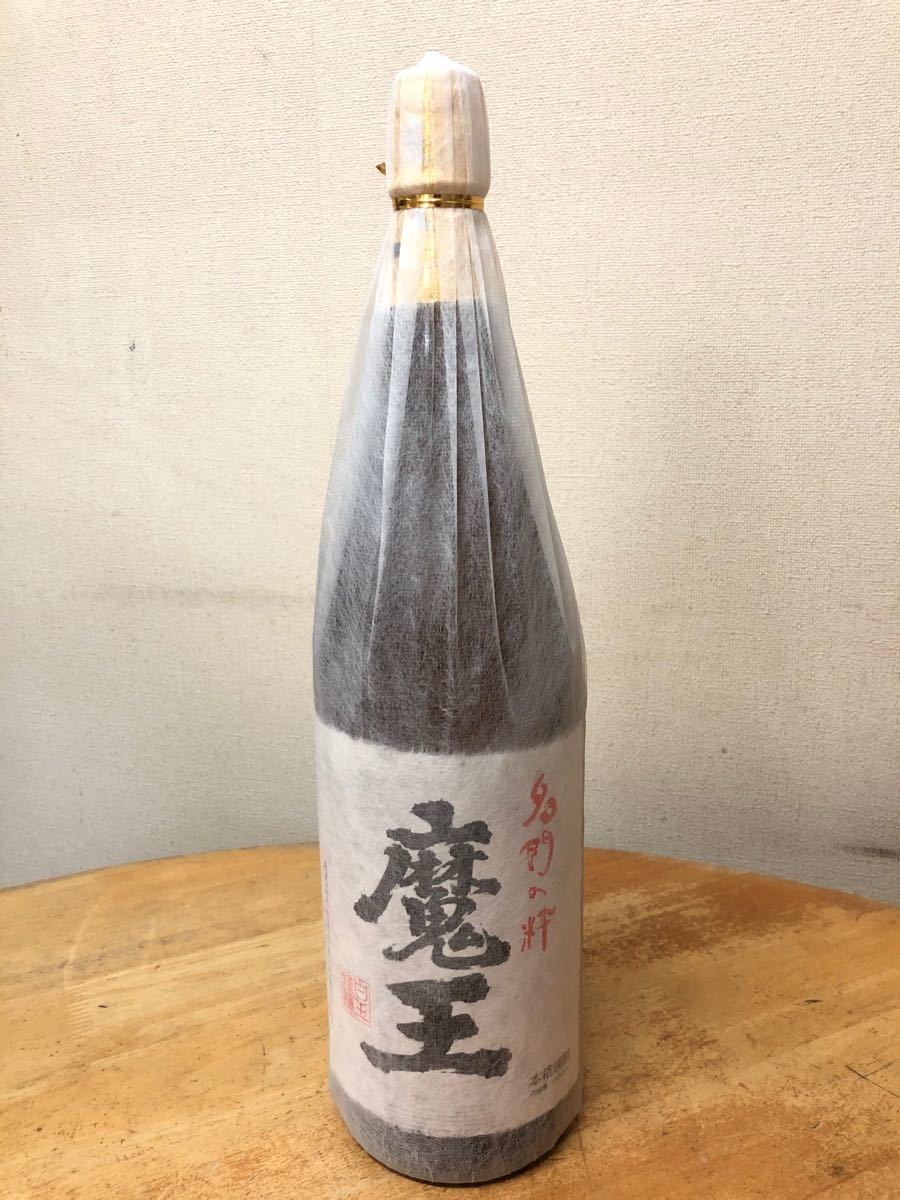 芋焼酎25度　白玉醸造　魔王　1800ml.       　　　詰口年月日　2021.03.09  1.8L瓶宅送専用BOX