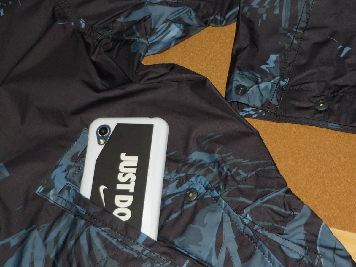 M NIKE NSW AOP цветочный Parker пальто обычная цена 20900 иен осмотр капот f-timozbotanikaru цветочный принт pa-m утка камуфляж чёрный темно-синий черный 