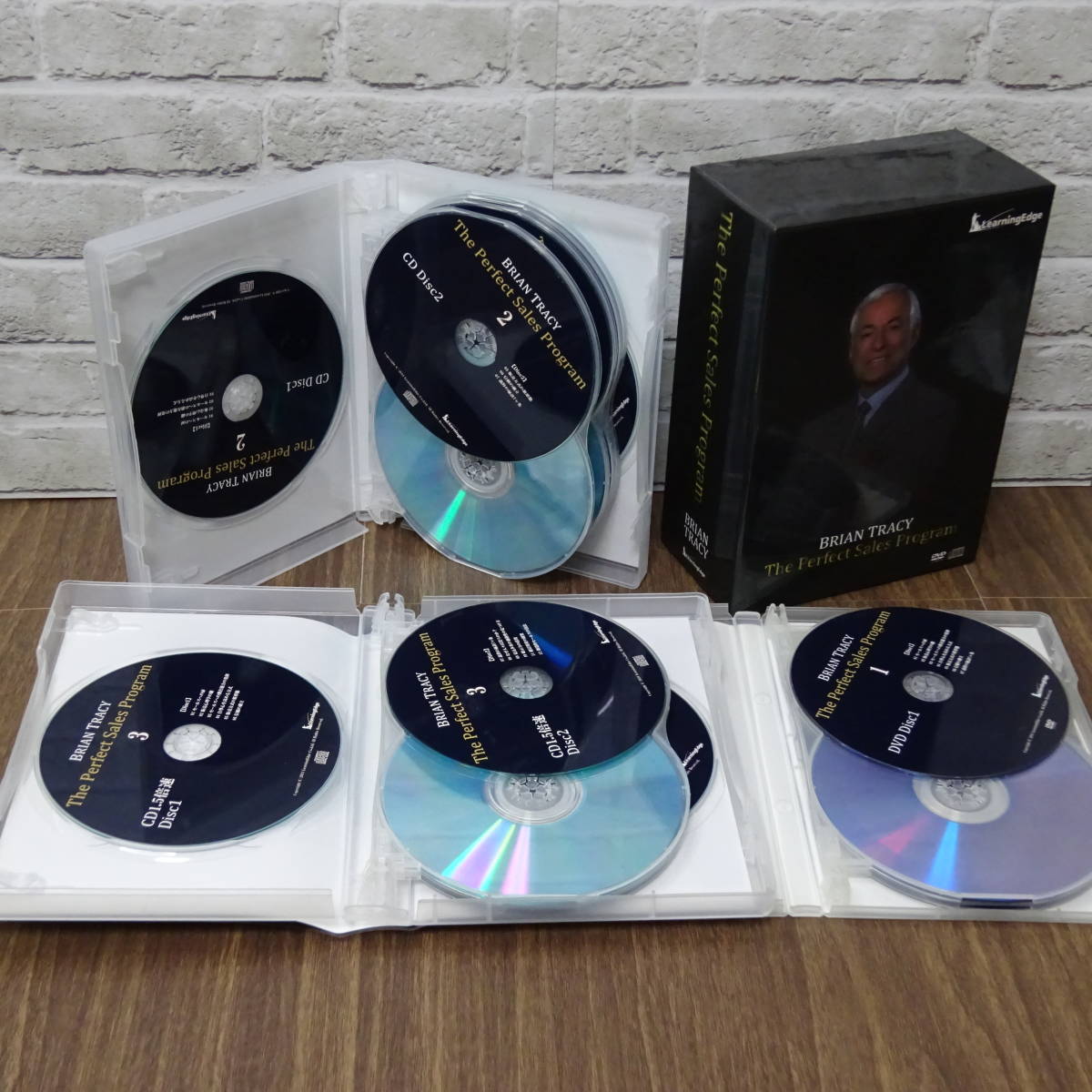 ブライアン・トレーシー ザ・パーフェクト・セールスプログラム CD+DVD 2巻セット