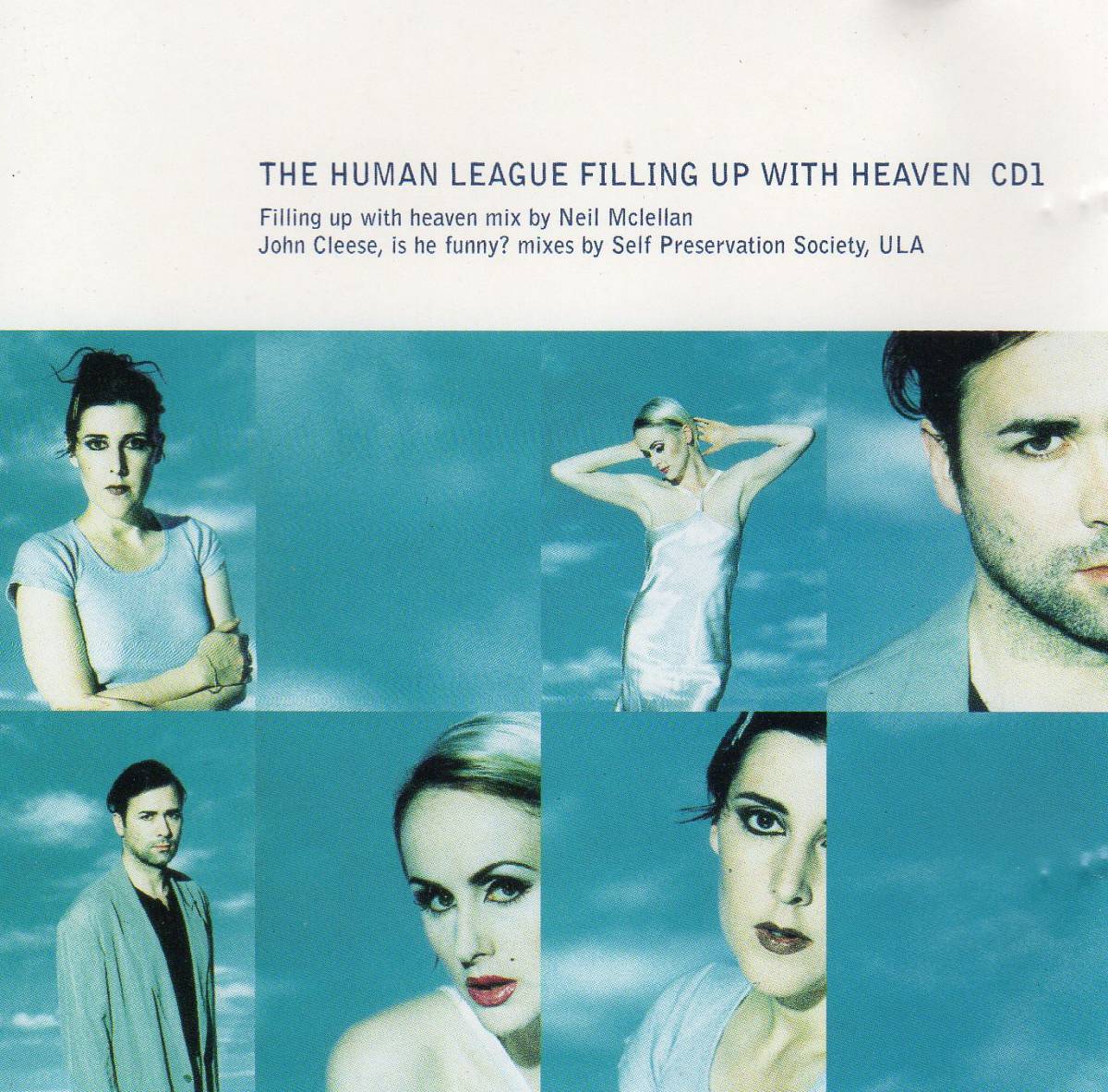 マキシ★THE HUMAN LEAGUE(ヒューマン・リーグ)★FILLING UP WITH HEAVEN/CD1_画像1