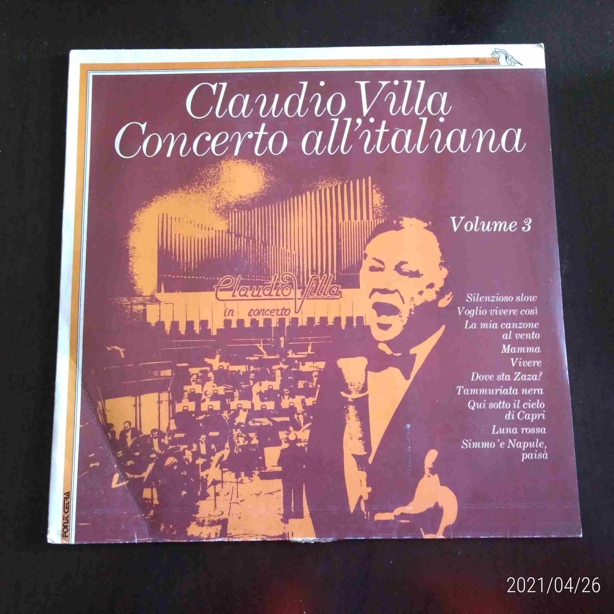 伊盤/Pellicano　クラウディオ・ビルラ　イタリアン・コンサート（Concerto aii'italiana）Vol.3　静けさのスロウ、マンマ　他全12曲　01_画像1