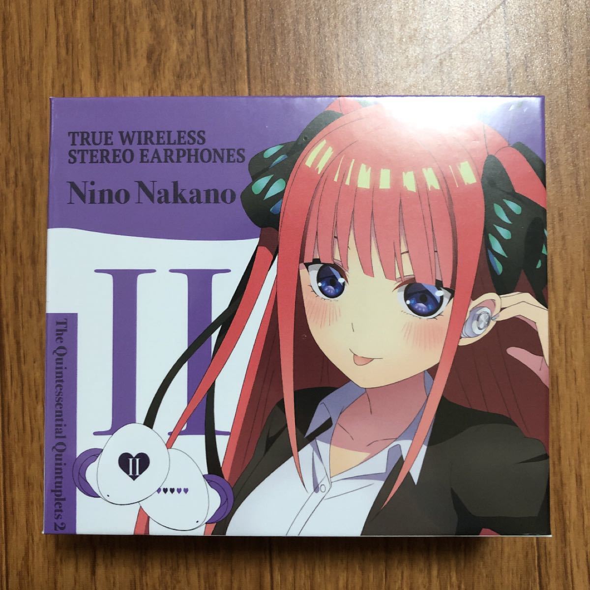 五等分の花嫁 ワイヤレスイヤホン 二乃 ソゥン 五等分の花嫁 中野二乃 ワイヤレスイヤホン イヤフォン 竹達彩奈
