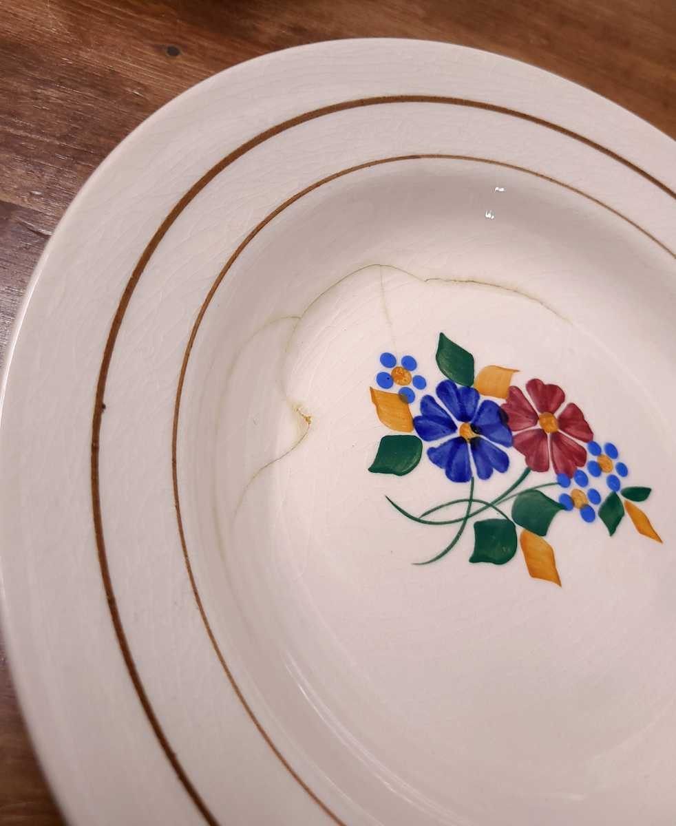 のようにそ ヤフオク! フランスアンティーク サンタマン 花柄 皿 7