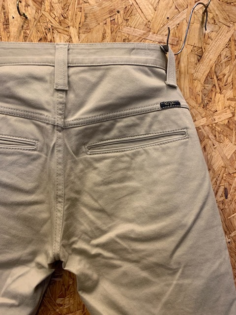  men's pants BIG JOHN Big John beige thin slim chino small size FC752TC/ W28