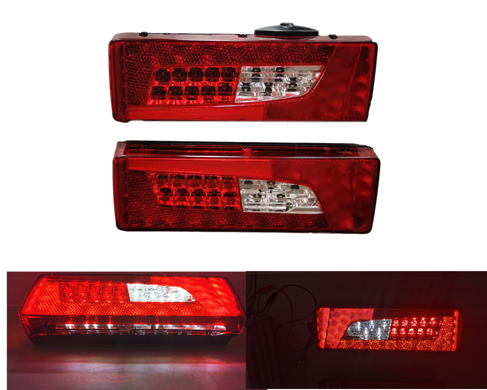☆新品☆2個セット 10-30V 24V トラック LED テールランプ ボルボ