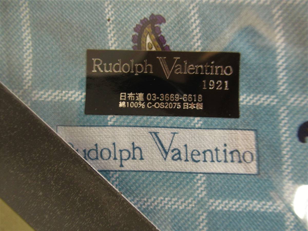  new goods unopened #ru dollar f* Valentino #Rudolph*Valenntino handkerchie 5 pieces set light blue /peiz Lee boxed present little gift / gift moving 