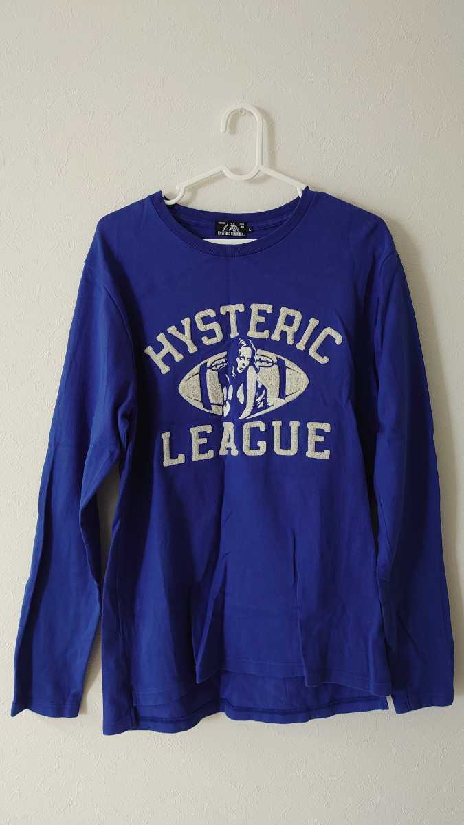  Hysteric Glamour футболка с длинным рукавом голубой бесплатная доставка 