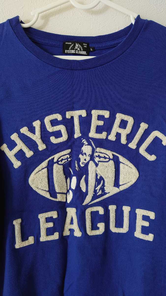  Hysteric Glamour футболка с длинным рукавом голубой бесплатная доставка 