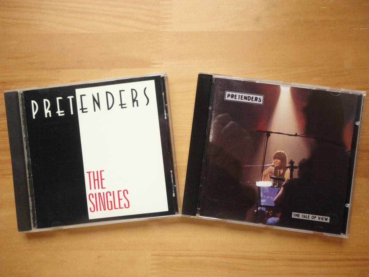 ●CD 美品 プリテンダーズ 米盤 PRETENDERS / THE SINGLES ＋ 独盤 PRETENDERS / THE ISLE OF VIEW ◎ クリッシー・ハインド 個人所蔵品 ●_画像1