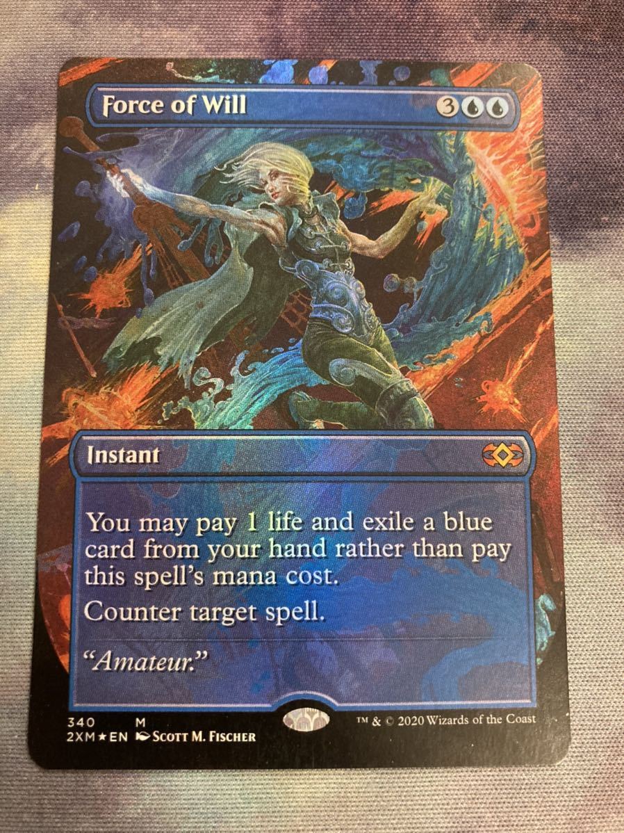 2XM 意志の力 force of will 英FOIL1枚 MTG プレイド www.xn ...