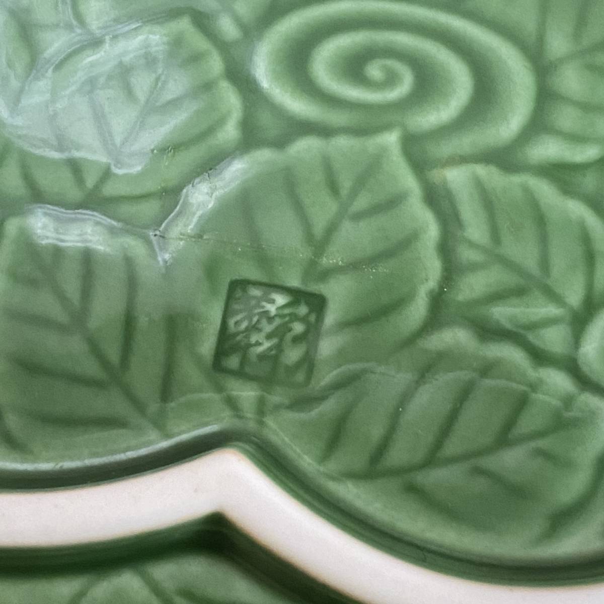 華彩 葉型皿 蕗 小皿取皿 5枚（415）未使用の画像5