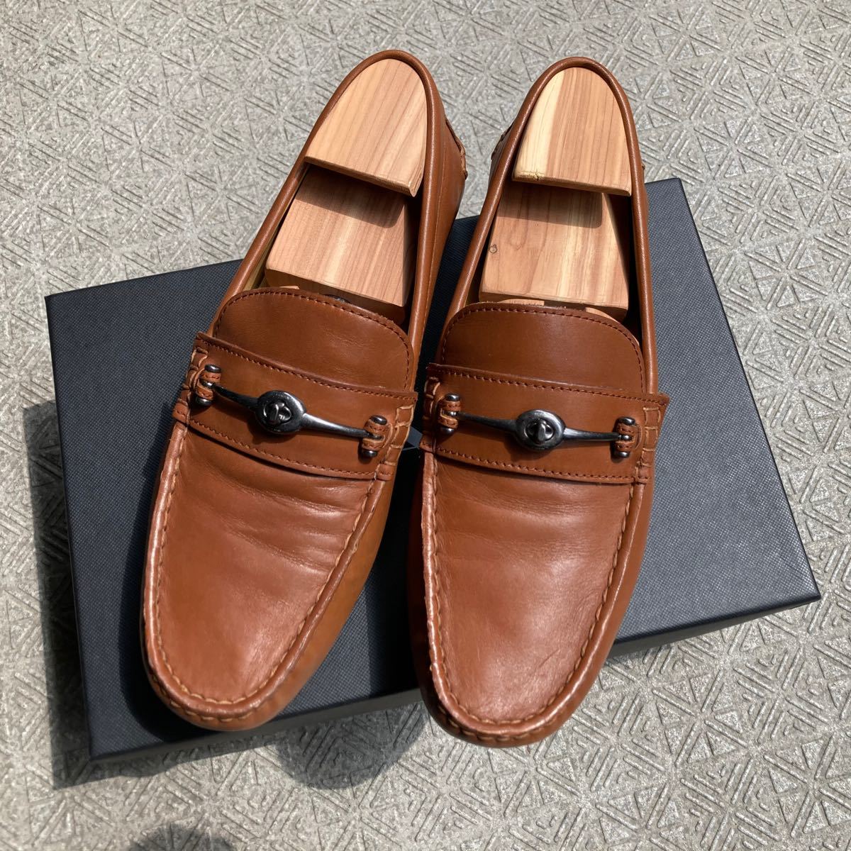 買取 沖縄 COACH コーチ G2386 ドライビングシューズ ローファー