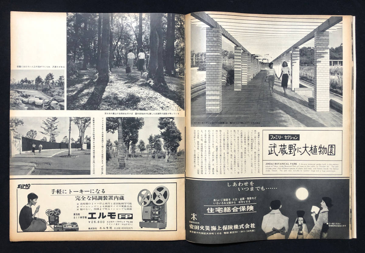 ●昭和グラフ誌●『アサヒグラフ』1冊 1961年10月6日号 高度経済成長 投の権藤打の長島 横綱への道 文化住宅のハズだったが 広告多数●古書_画像5