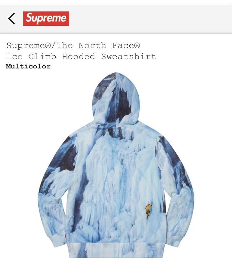 ☆希少size XL☆Supreme The North Face Ice Climb Hooded Sweatshirt