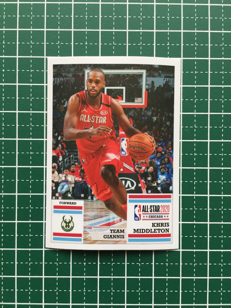 ★PANINI 2020-21 NBA STICKER & CARD COLLECTION #47 KHRIS MIDDLETON［TEAM GIANNIS／MILWAUKEE BUCKS］「2020 ALL-STAR GAME」★_画像1