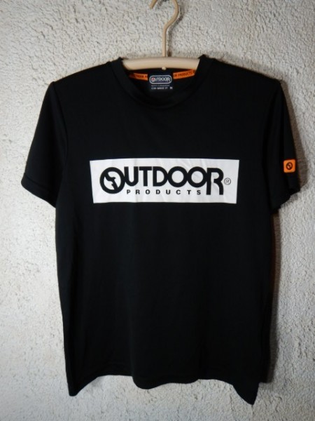 to2409　OUTDOOR　PRODUCTS　アウトドア　プロダクツ　ボックス　ロゴ　デザイン　半袖　tシャツ　ポリ　人気　送料格安　スポーツ　人気_画像1