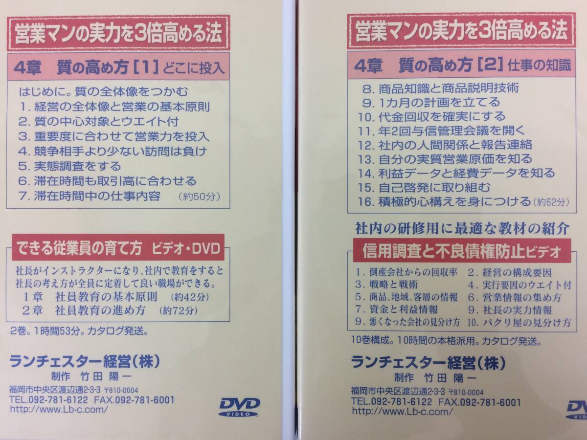 竹田陽一 ランチェスター法則 CD 2枚セット