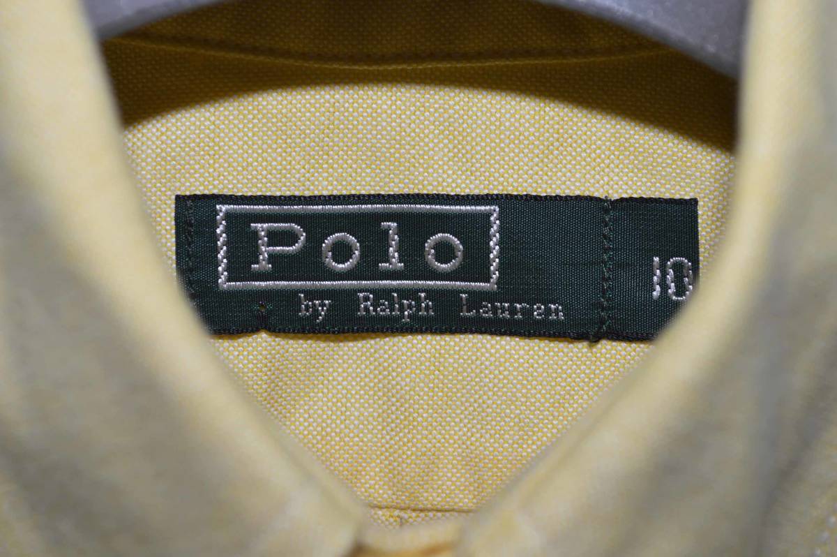 Ｐｏｌｏ　Ｒａｌｐｈ　Ｌａｕｒｅｎ　ラルフローレン・アメリカ製　Ｕ．Ｓ．Ａ　長袖シャツ　サイズ：１０（中古）_画像3