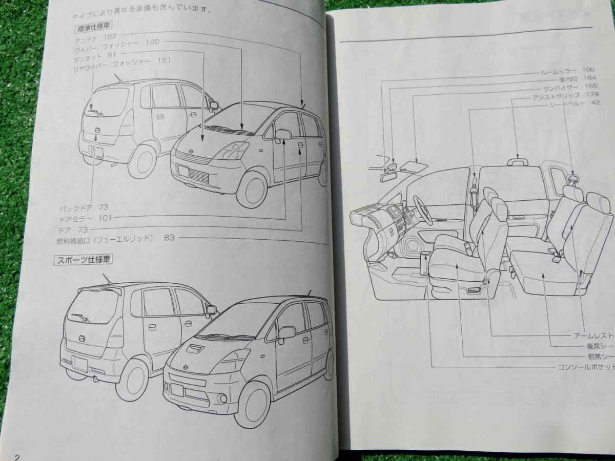 スズキ MF21S MRワゴン スポーツ 取扱説明書 2003年3月 平成15年_画像4