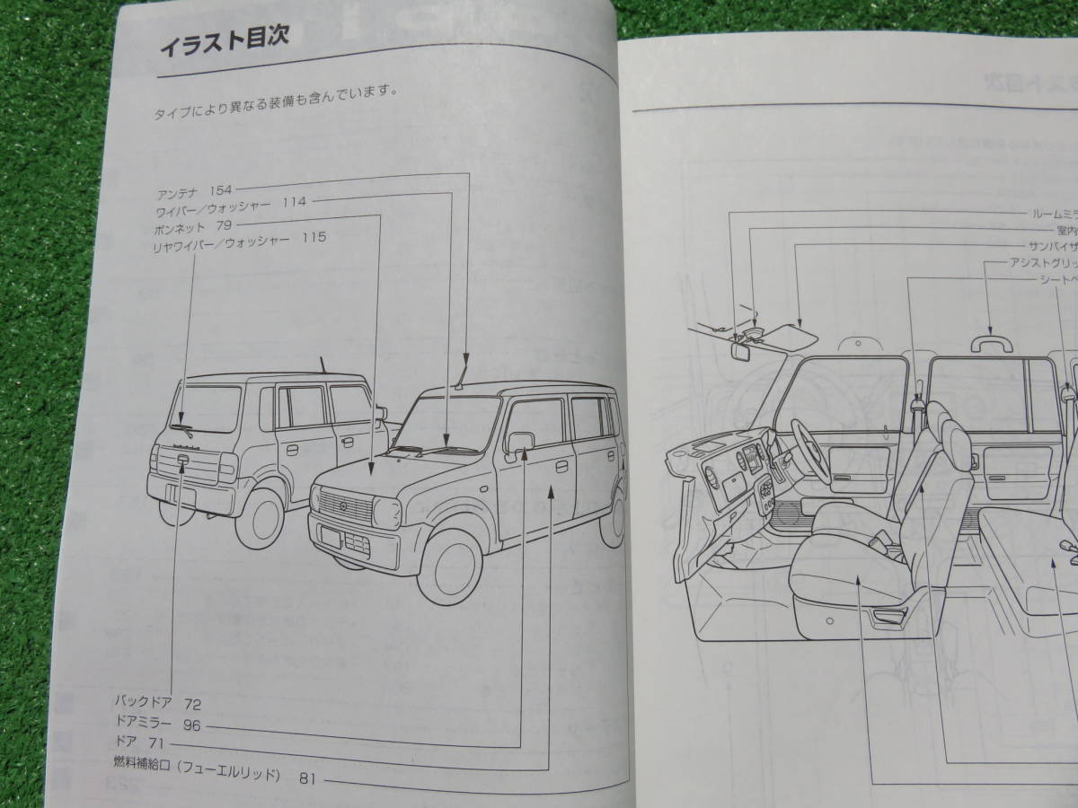 スズキ HE21S ラパン 取扱説明書 2003年6月 平成15年_画像4